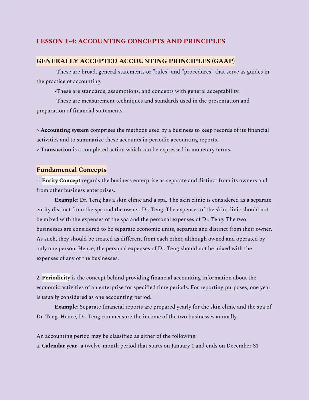 PART 1: INTRODUCTION TO ACCOUNTING
Chapter 1: The Nature of Accounting and Its Business Environment
LESSON 1-1 THE NATURE OF ACCOUNTING
WHAT