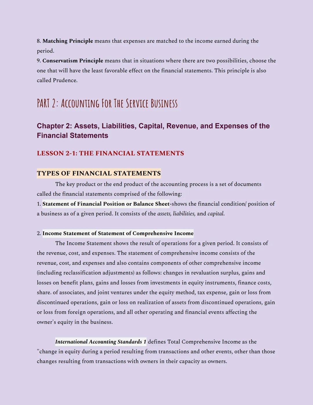 PART 1: INTRODUCTION TO ACCOUNTING
Chapter 1: The Nature of Accounting and Its Business Environment
LESSON 1-1 THE NATURE OF ACCOUNTING
WHAT