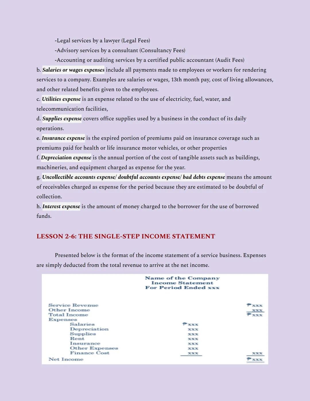 PART 1: INTRODUCTION TO ACCOUNTING
Chapter 1: The Nature of Accounting and Its Business Environment
LESSON 1-1 THE NATURE OF ACCOUNTING
WHAT