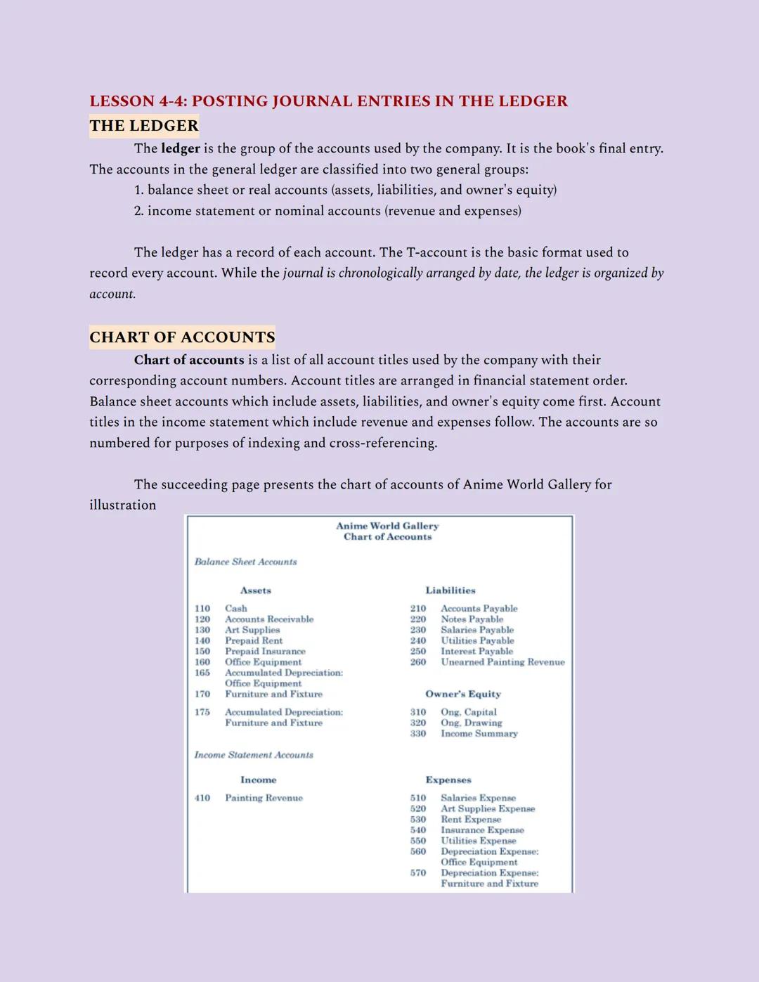 PART 1: INTRODUCTION TO ACCOUNTING
Chapter 1: The Nature of Accounting and Its Business Environment
LESSON 1-1 THE NATURE OF ACCOUNTING
WHAT