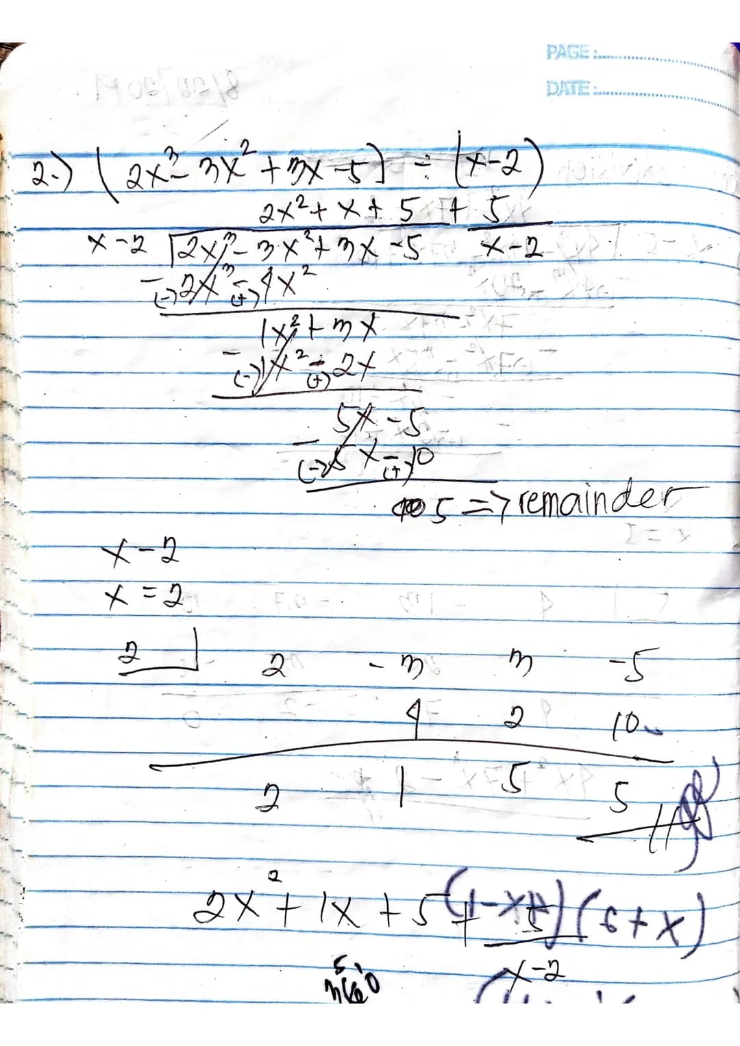 --- OCR Start ---
DATEJUI
Polynomial Functions
and Application
Alinear Function - a first degree polynomial
Function defined by F(x) = mx +