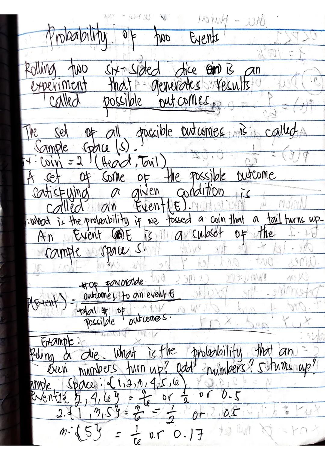 Five
5!-7 tutorial
PAGE
DATE: Nov 5, 2019
Statistics & Probability
Probability - possible outcome of an event.
Statistics - gather, compute