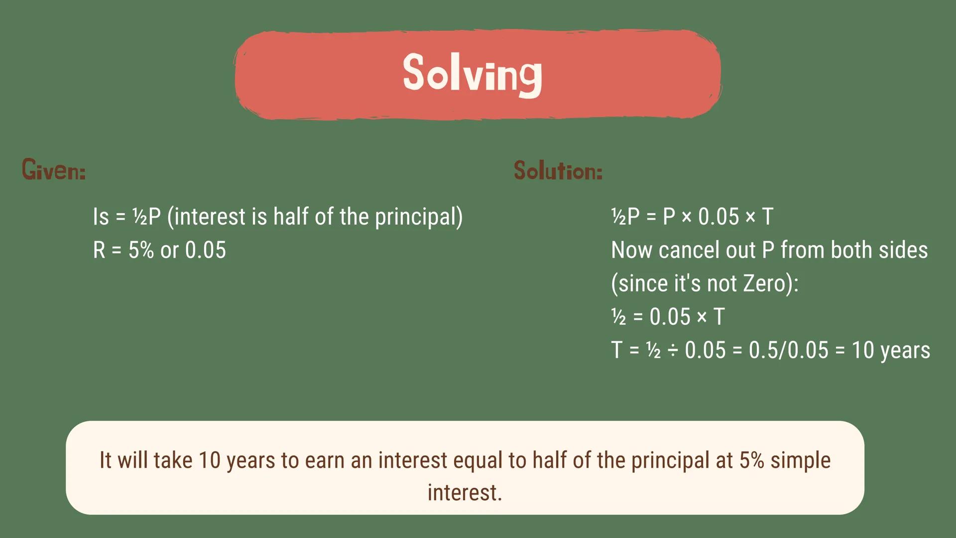 # Gen Math
# Simple Interest Definition
The Name Me activity previously summarizes the definition of
the following terms:
Simple Interest
