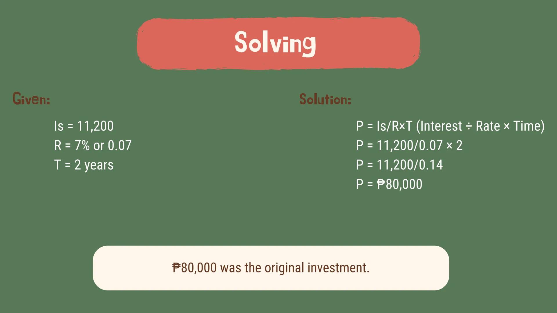 # Gen Math
# Simple Interest Definition
The Name Me activity previously summarizes the definition of
the following terms:
Simple Interest