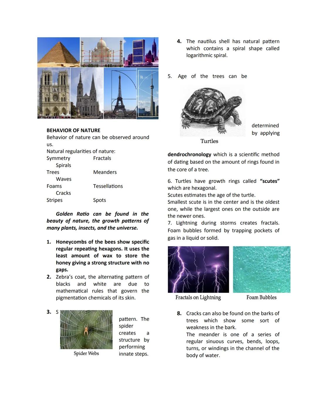 Mathematics In The Modern World
Module #1
Topic: THE NATURE OF MATHEMATICS
MATHEMATICS is:
• the study of pattern and structure.
• a useful
