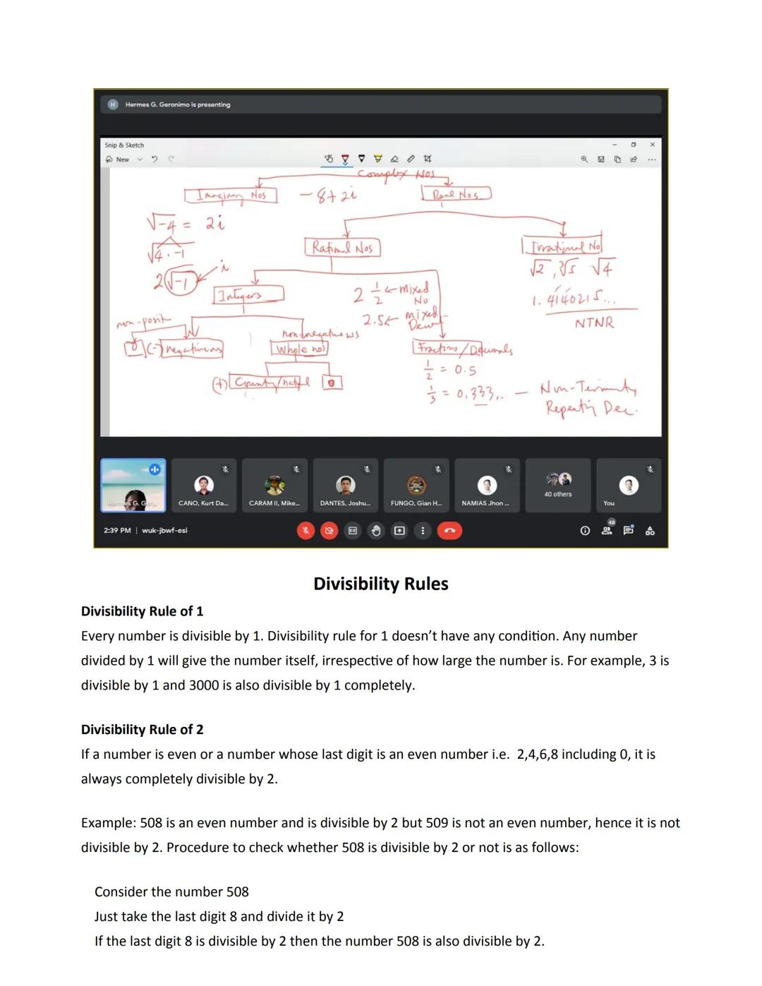 Mathematics In The Modern World
Module #1
Topic: THE NATURE OF MATHEMATICS
MATHEMATICS is:
• the study of pattern and structure.
• a useful