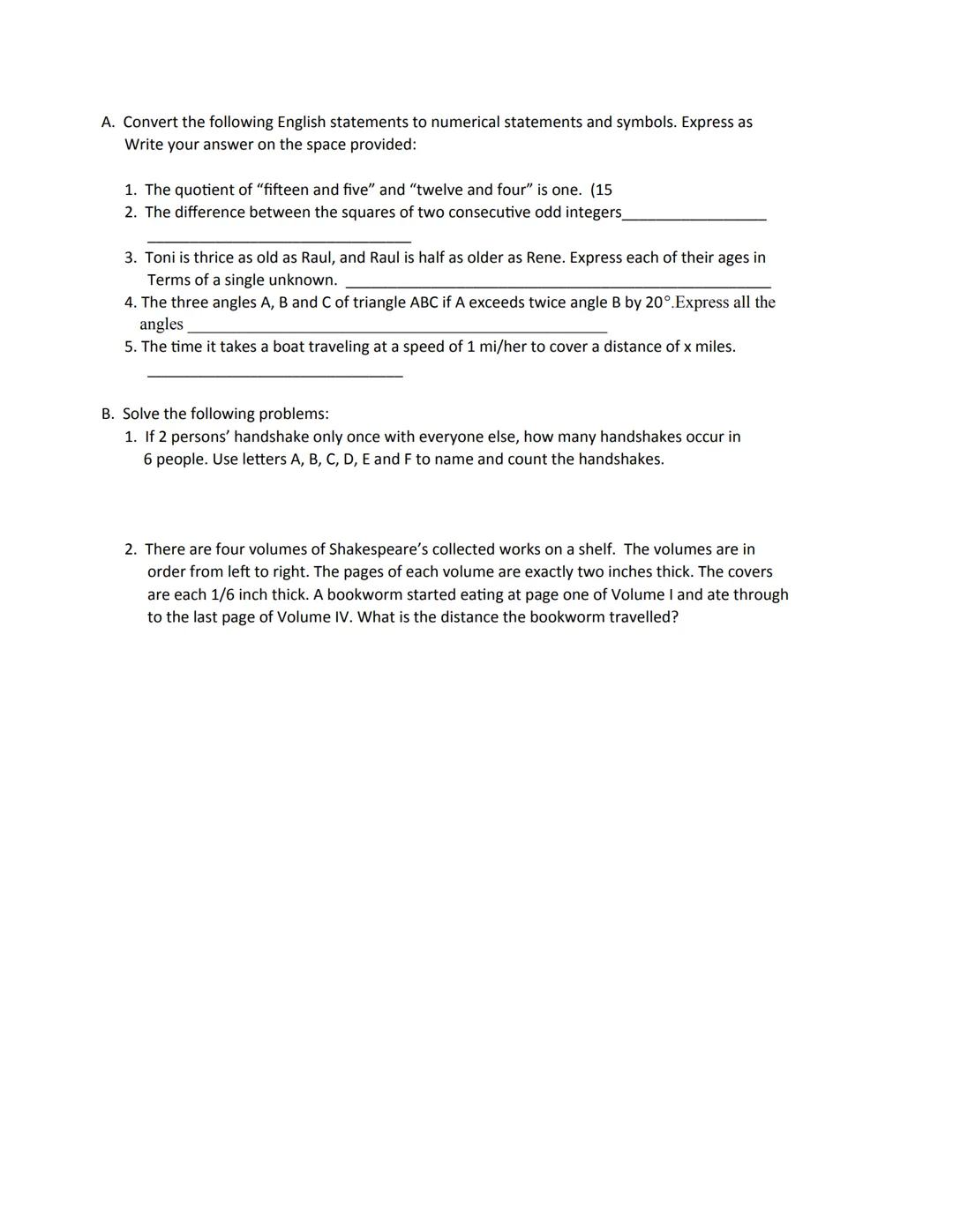 Mathematics In The Modern World
Module #1
Topic: THE NATURE OF MATHEMATICS
MATHEMATICS is:
• the study of pattern and structure.
• a useful