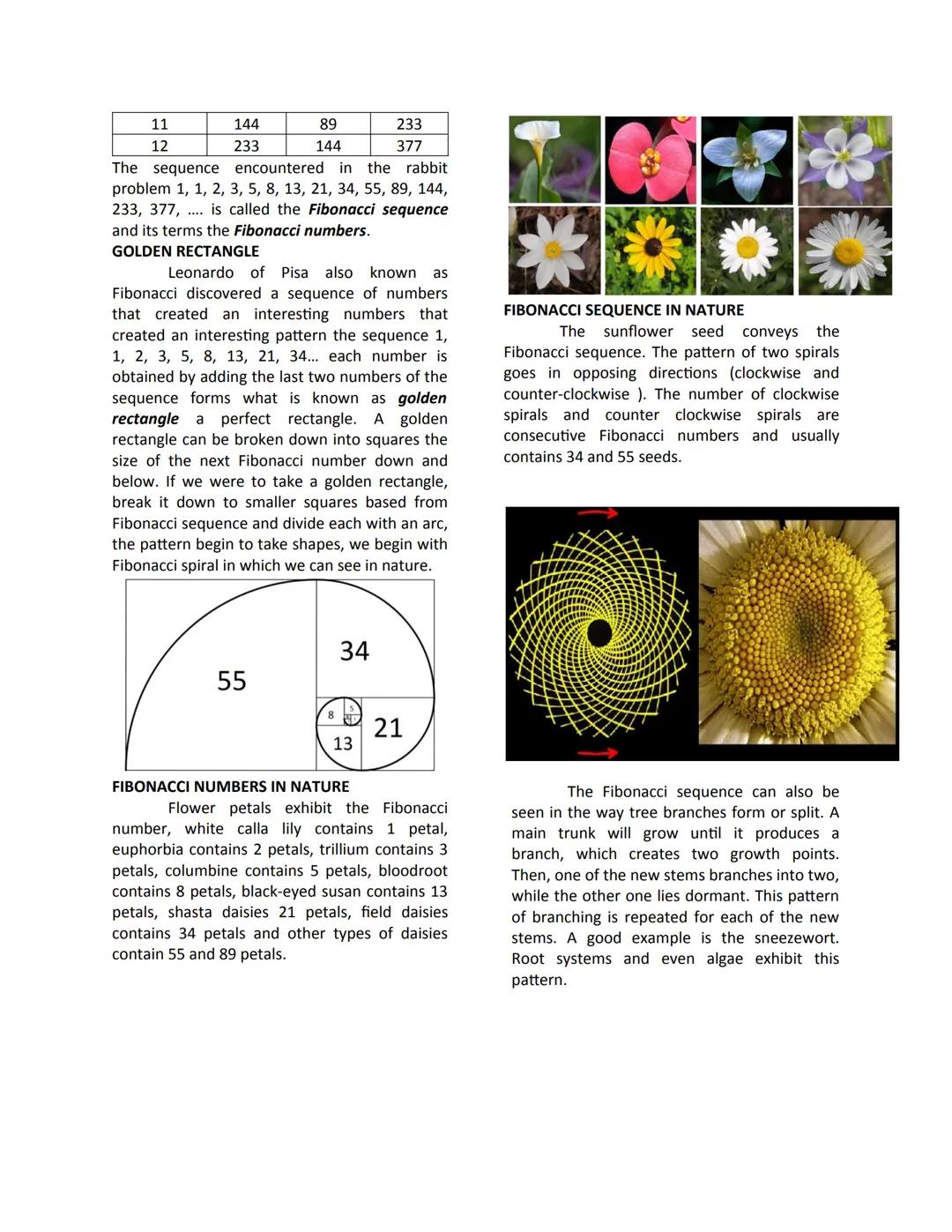 Mathematics In The Modern World
Module #1
Topic: THE NATURE OF MATHEMATICS
MATHEMATICS is:
• the study of pattern and structure.
• a useful