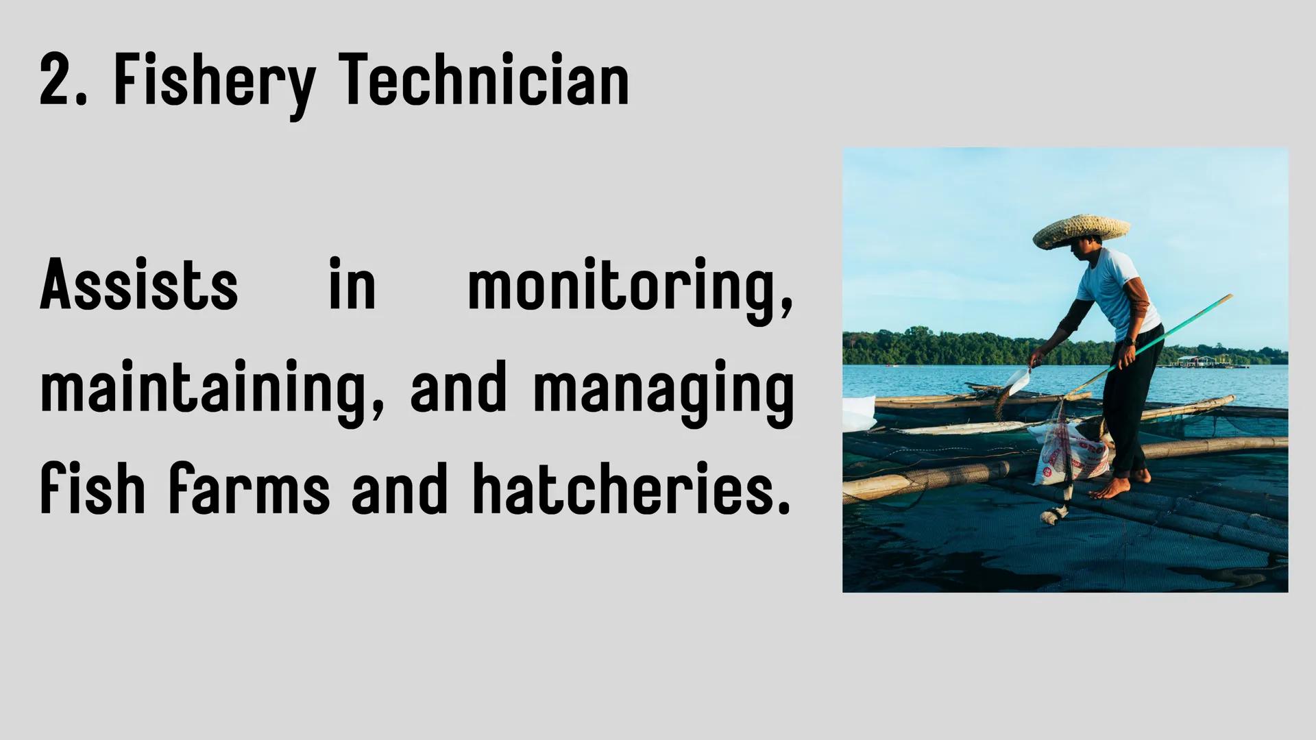 # LESSON 1:
# AQUACULTURE AQUACULTURE
is the farming of aquatic
organisms such as fish
and
shellfish under
controlled conditions RA 8550 (T