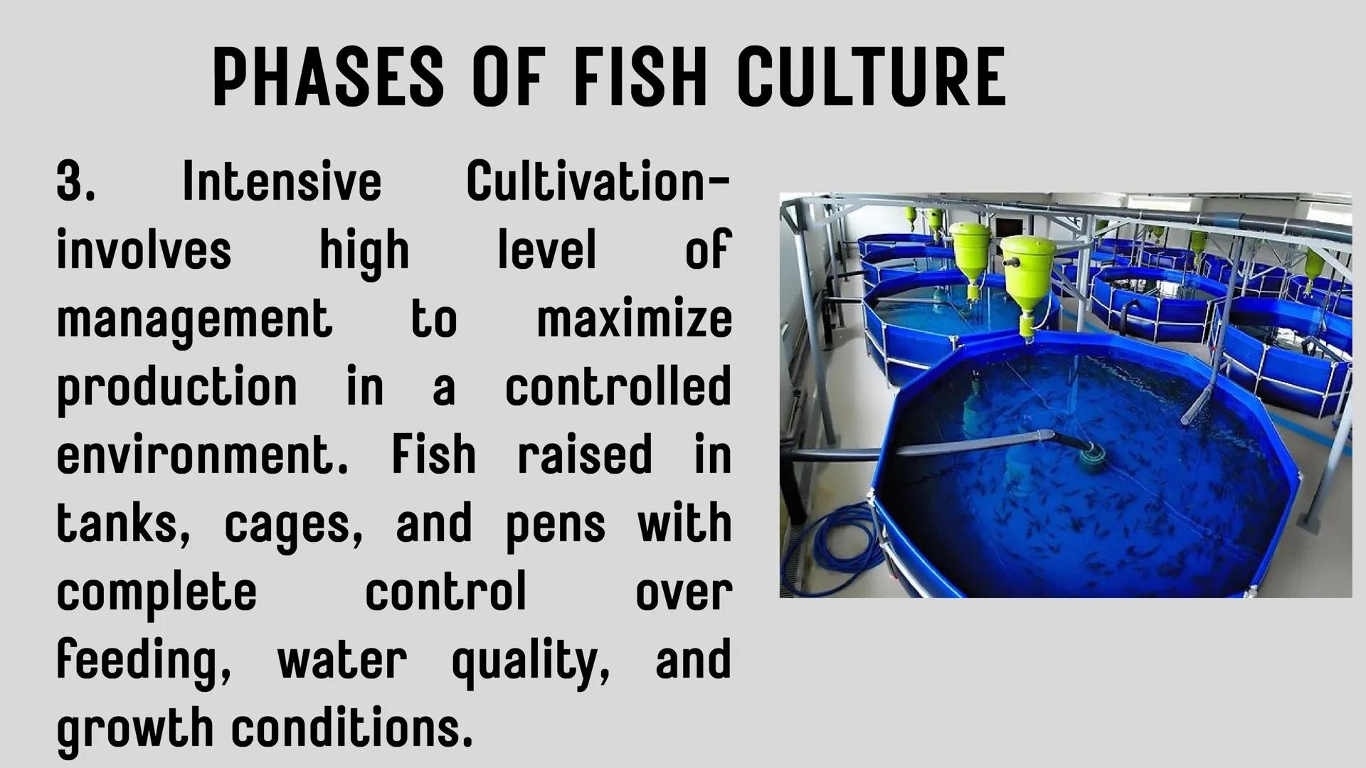 # LESSON 1:
# AQUACULTURE AQUACULTURE
is the farming of aquatic
organisms such as fish
and
shellfish under
controlled conditions RA 8550 (T
