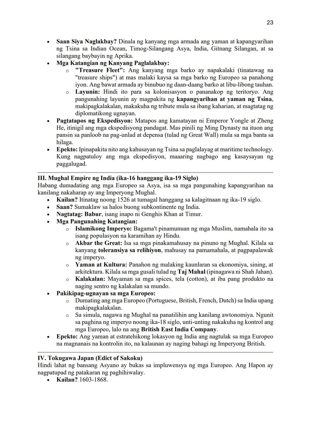 --- OCR Start ---
1
COMPENDIUM OF NOTES
ARALING PANLIPUNAN GRADE 8
"ANG ASYA AT DAIGDIG"
Batay sa Revised K to 12 Curriculum
UNANG MARKAHAN