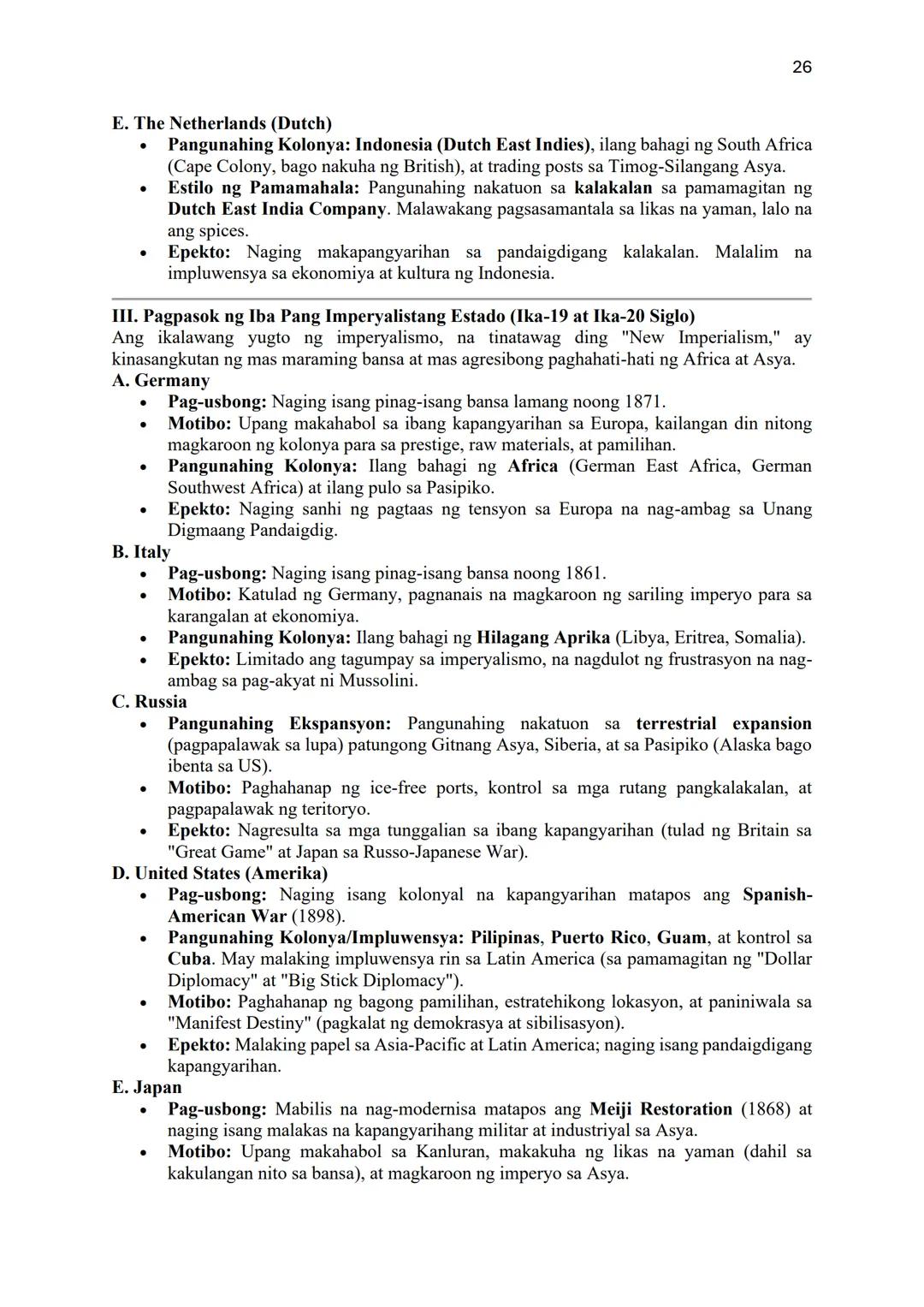 --- OCR Start ---
1
COMPENDIUM OF NOTES
ARALING PANLIPUNAN GRADE 8
"ANG ASYA AT DAIGDIG"
Batay sa Revised K to 12 Curriculum
UNANG MARKAHAN