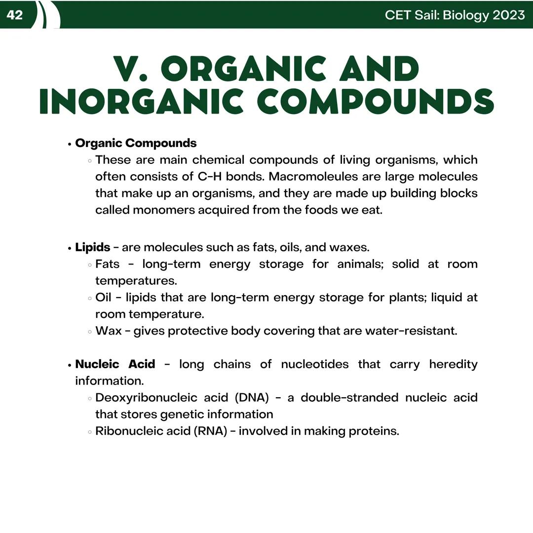 CET
SAIL!
with
SCIENCE
VOLUME 2: SCIENCE
I. Biology (1st Half) CET sail with
SCIENCE
Topic Outline
I. Biology
1. Branches of Biology
2. Cell