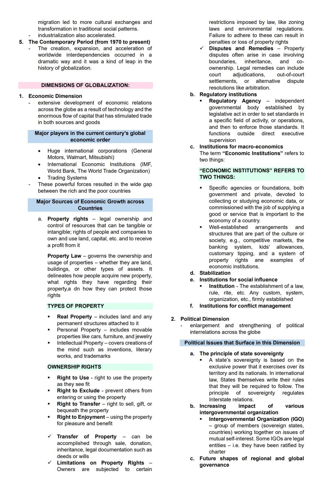 ## THE CONTEMPORARY WORLD
BATANGAS STATE UNIVERSITY - BSCE 1201
REYES, GUINE B. | Second Semester
### INTRODUCTION TO GLOBALIZATION
**Glob