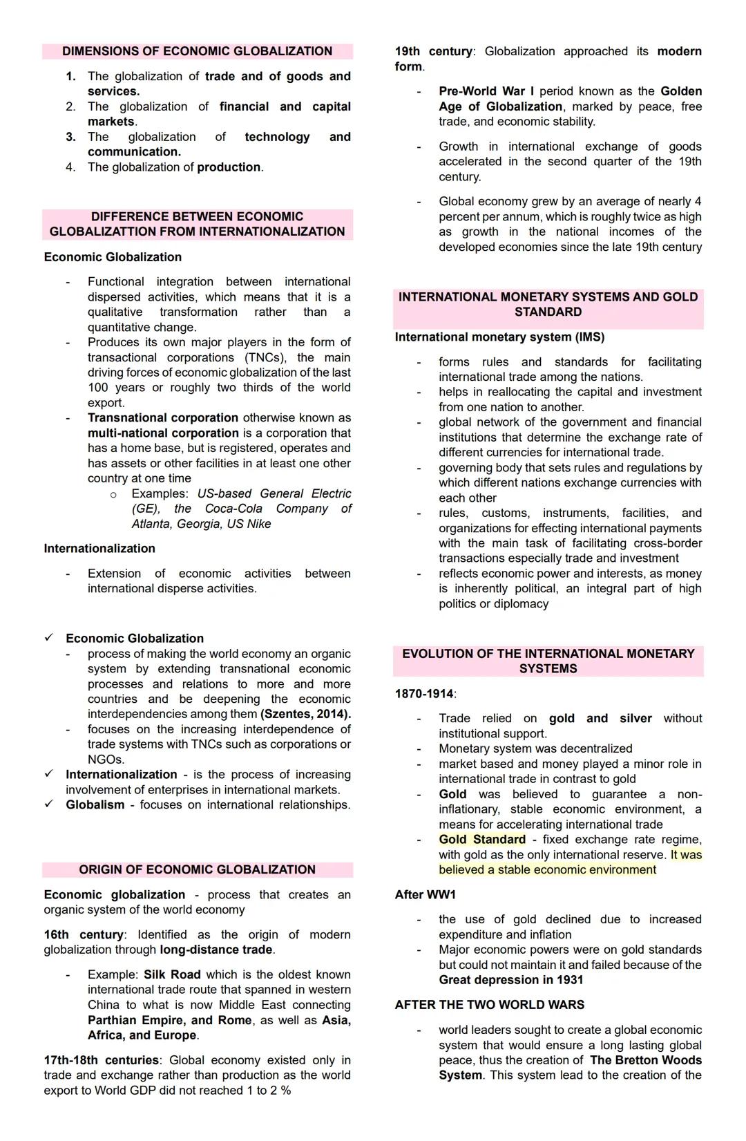 ## THE CONTEMPORARY WORLD
BATANGAS STATE UNIVERSITY - BSCE 1201
REYES, GUINE B. | Second Semester
### INTRODUCTION TO GLOBALIZATION
**Glob