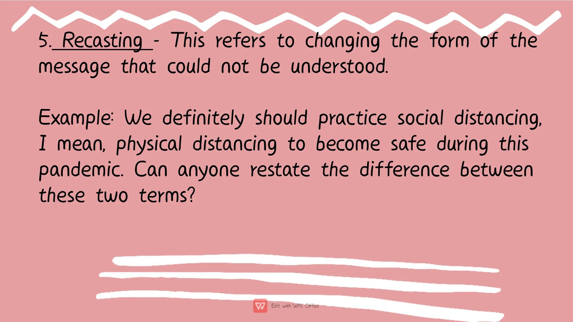 # Types of
Communicative
Strategy A. Nomination
• This is usually used at the beginning of the interaction to
set the purpose of the convers