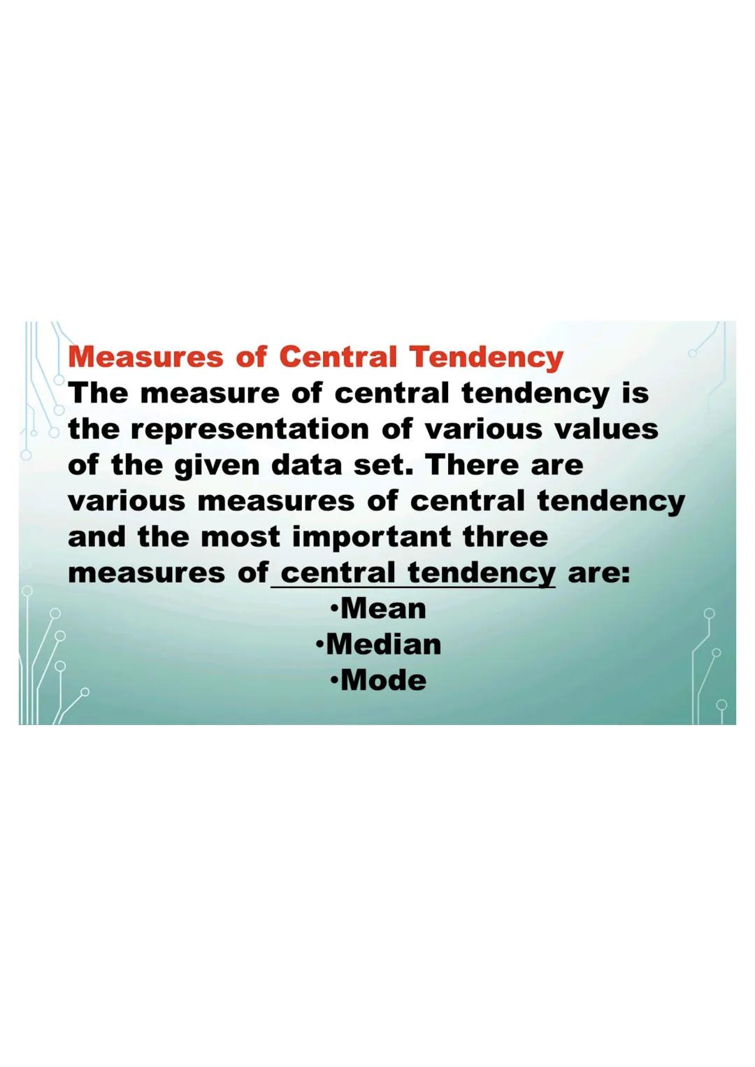 6,5,4,6,2,0,5,1
Mode
Since 5 and 6 occur the same
number of times in the data set,
then the mode is both 5 and 6.
The data set is bimodal.
M