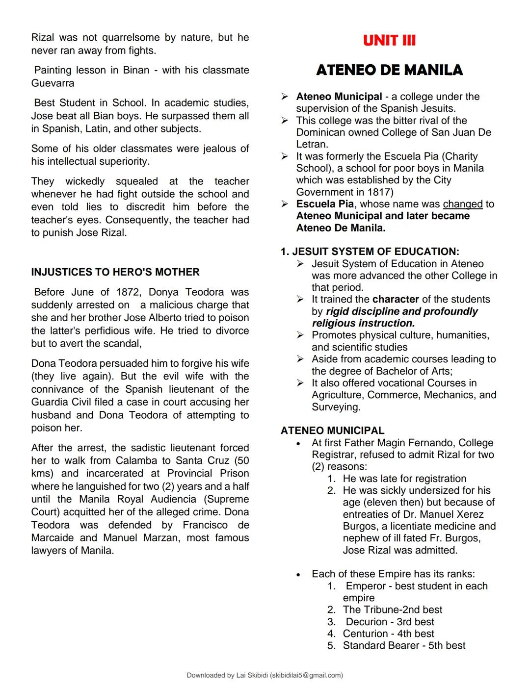studocu
Rizal - UNIT 1 TO 4 (Encoded)
Life and Works of Rizal (University of Caloocan City)
Scan to open on Studocu
Studocu is not sponsored
