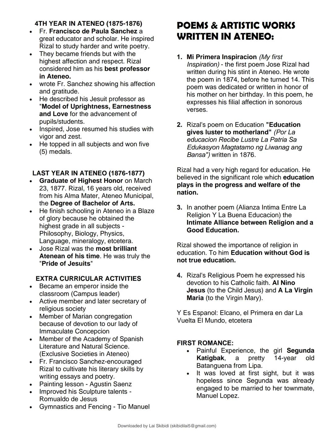 studocu
Rizal - UNIT 1 TO 4 (Encoded)
Life and Works of Rizal (University of Caloocan City)
Scan to open on Studocu
Studocu is not sponsored