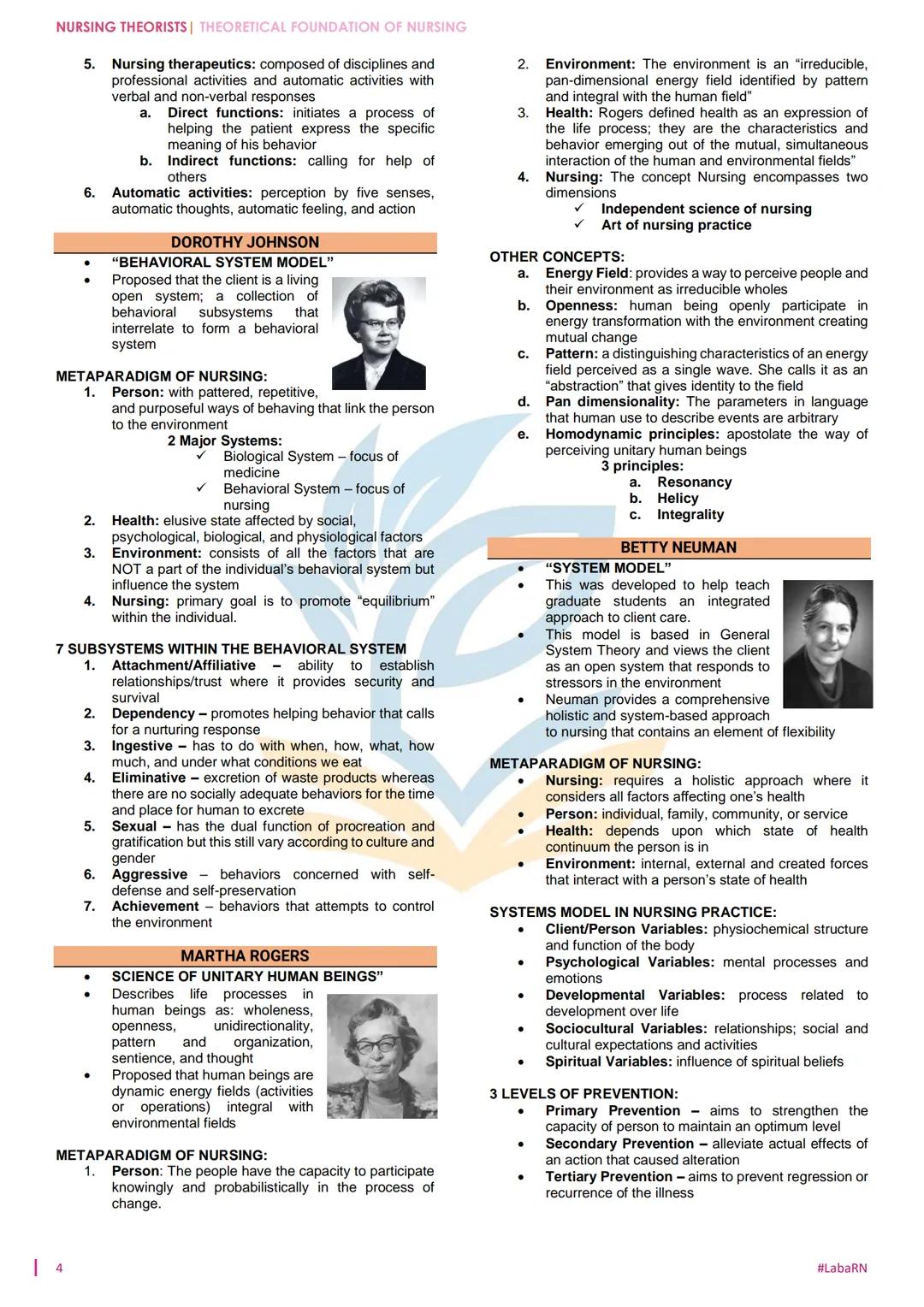 NURSING THEORISTS
THEORETICAL FOUNDATION OF NURSING
NURSING THEORIES
- The beginning of nursing theory development can be
traced to Florence
