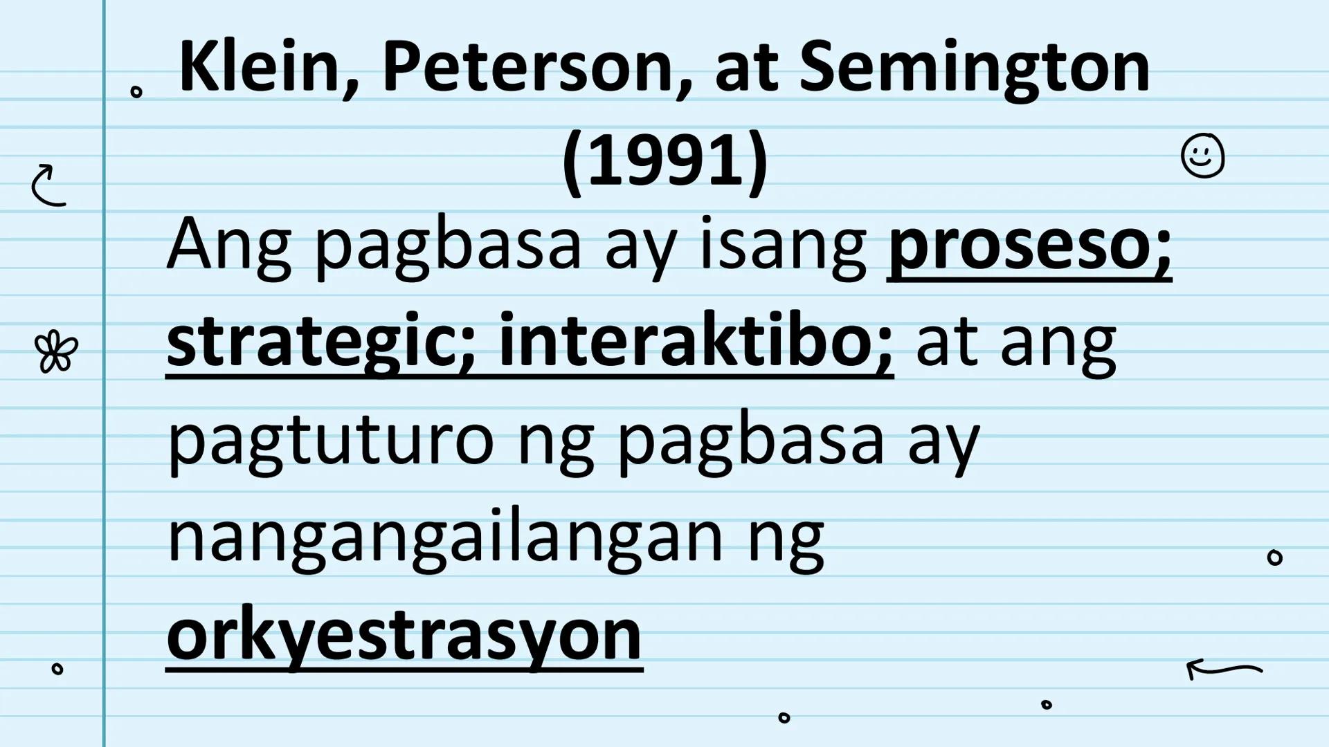 le
☆
Pagbasa at Pagsusuri
ng Iba't Ibang Teksto
Tungo sa
Pananaliksik
😊 UNANG
KWARTER NILALAMAN
PAMANTAYANG
PANGNILALAMAN
PAMANTAYAN SA PAG