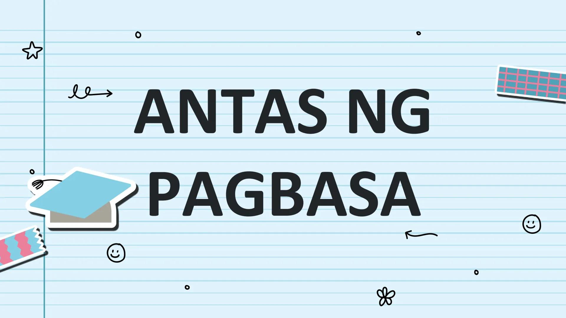 le
☆
Pagbasa at Pagsusuri
ng Iba't Ibang Teksto
Tungo sa
Pananaliksik
😊 UNANG
KWARTER NILALAMAN
PAMANTAYANG
PANGNILALAMAN
PAMANTAYAN SA PAG