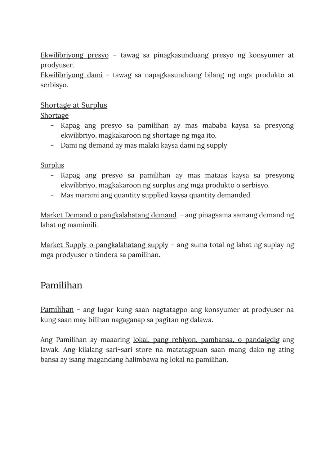 DEMAND
Demand - Ito ay tumutukoy sa dami ng produkto o serbisyo na gusto at kayang
bilhin ng mamimili sa iba't ibang presyo sa isang takdang