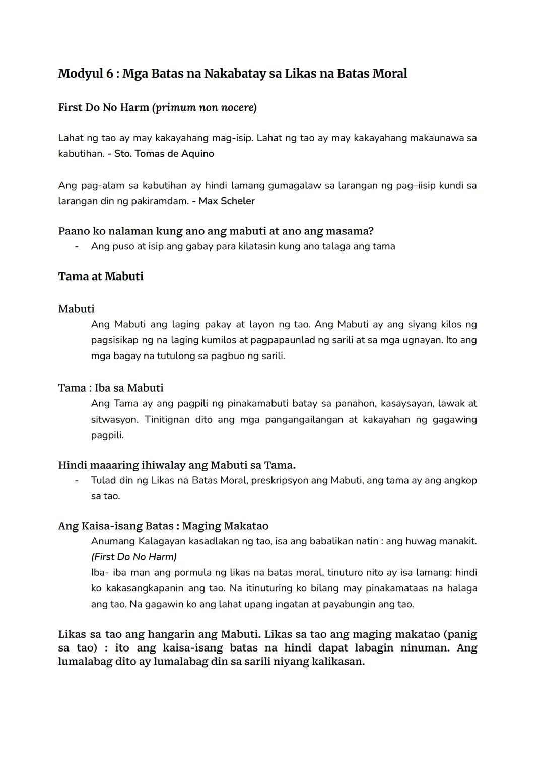 Modyul 5: Karapatan at Tungkulin
I.
Karapatan at Tungkulin
Karapatan
- Ang Karapatan ay ang kapangyarihang moral na gawin, hawakan, pakinaba