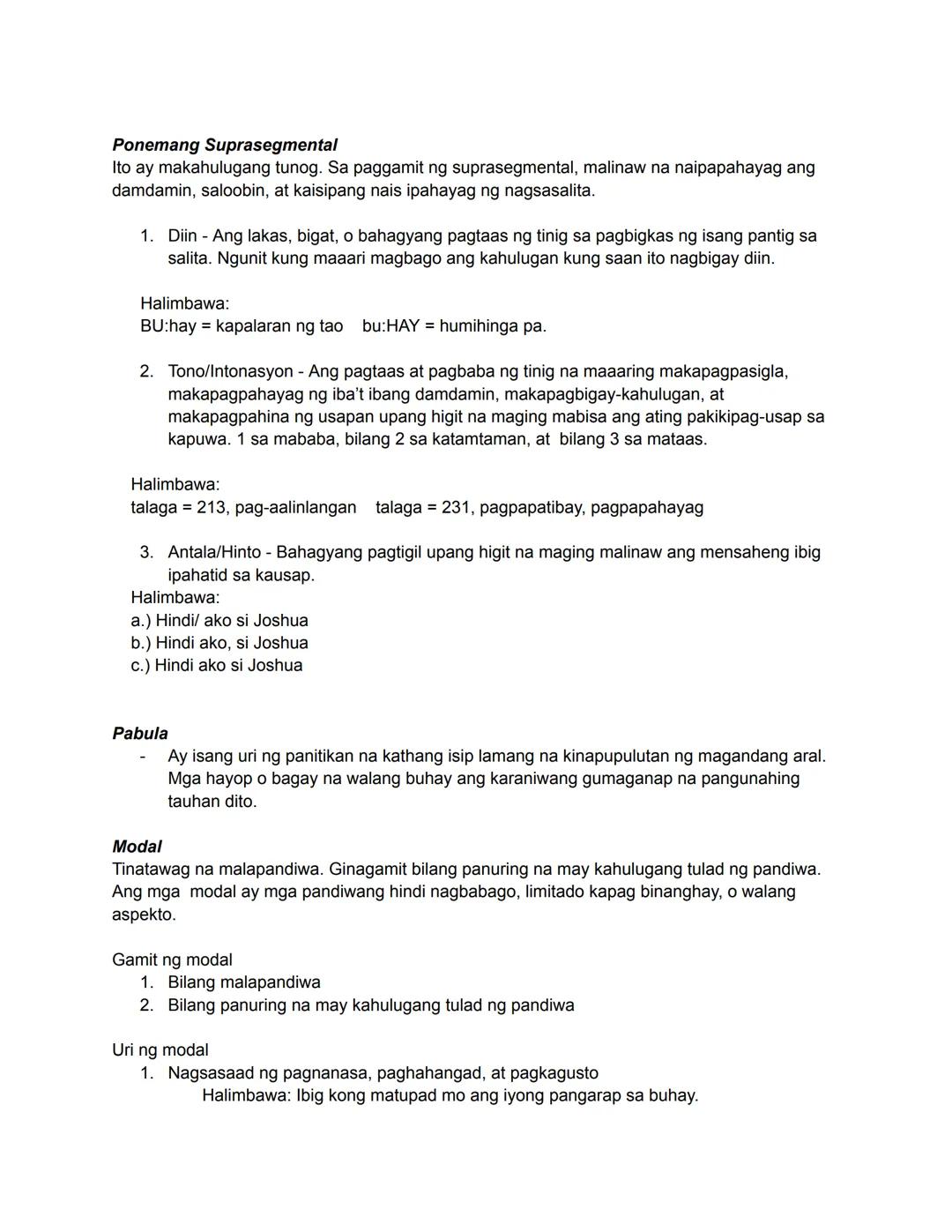 Mga Paksa:
- Tanka at Haiku
- Pabula
Sanaysay
- Maikling Kuwento
- Teleserye
Grammatika:
> Ponemang Suprasegmental
> Modal
> Mga pangatnig n