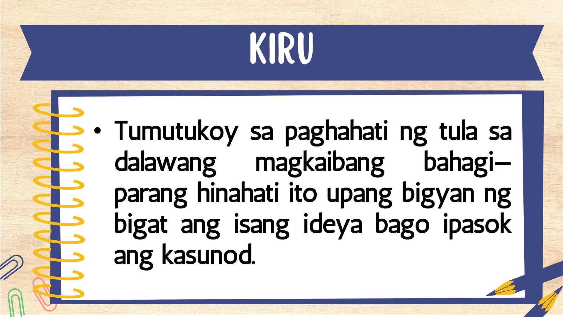 # FILIPINO 9
Ikalawang Markahan MGA KASANAYANG DAPAT MONG MATUTUHAN:
• Nasusuri ang pagkakaiba at pagkakatulad ng estilo ng pagbuo ng tanka