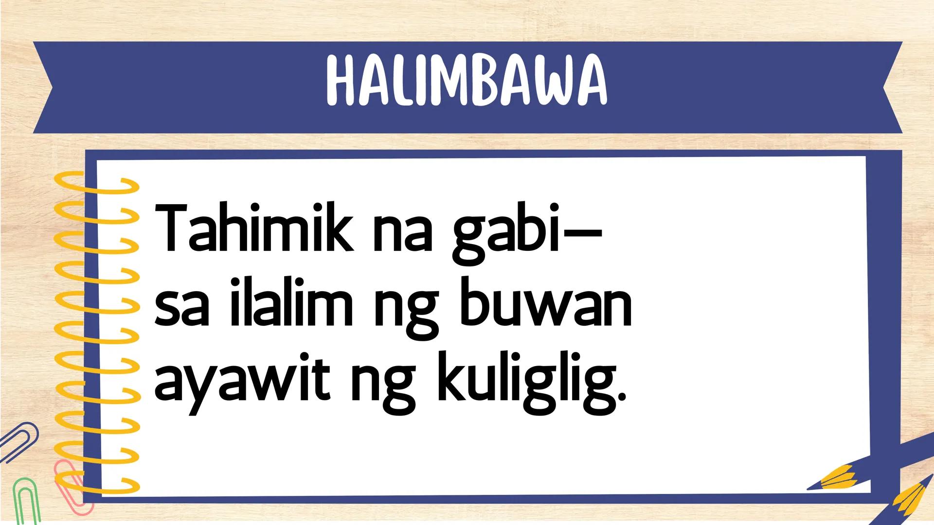 # FILIPINO 9
Ikalawang Markahan MGA KASANAYANG DAPAT MONG MATUTUHAN:
• Nasusuri ang pagkakaiba at pagkakatulad ng estilo ng pagbuo ng tanka