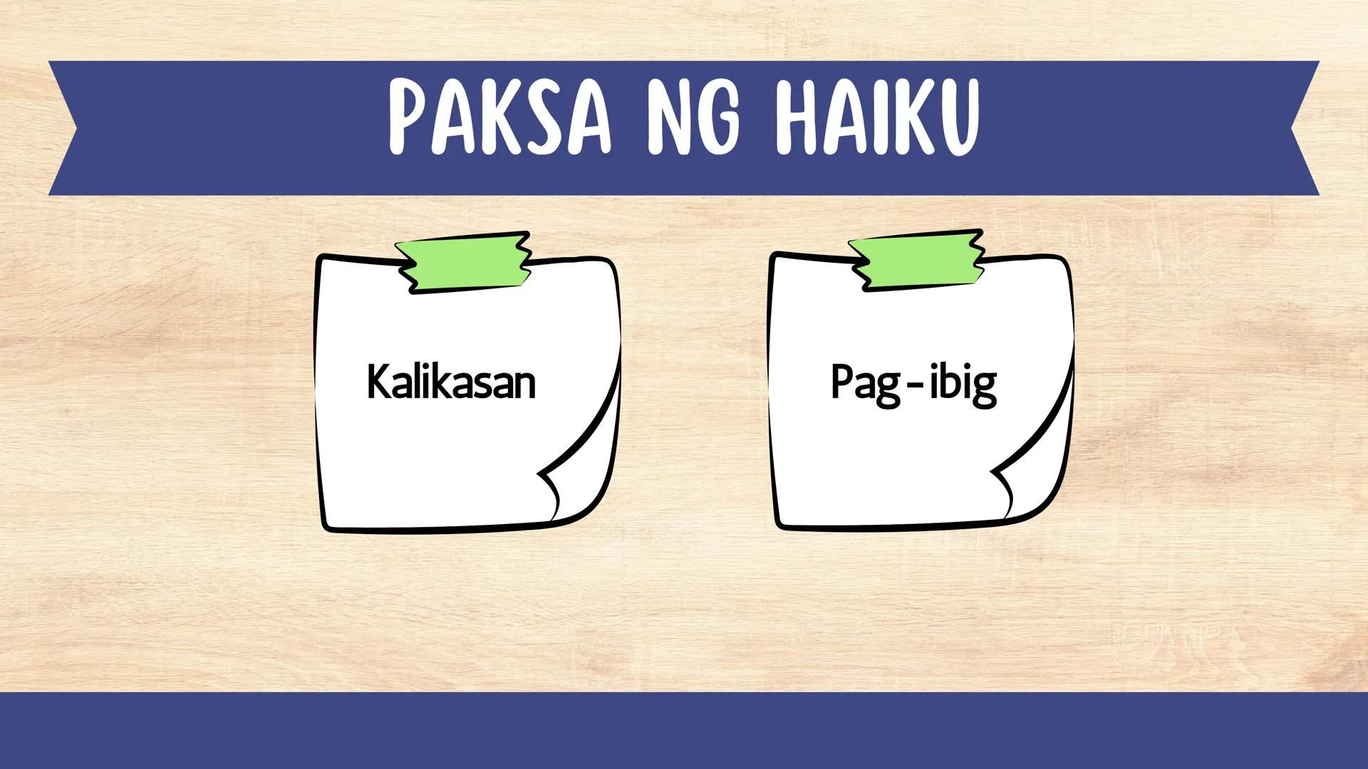 # FILIPINO 9
Ikalawang Markahan MGA KASANAYANG DAPAT MONG MATUTUHAN:
• Nasusuri ang pagkakaiba at pagkakatulad ng estilo ng pagbuo ng tanka