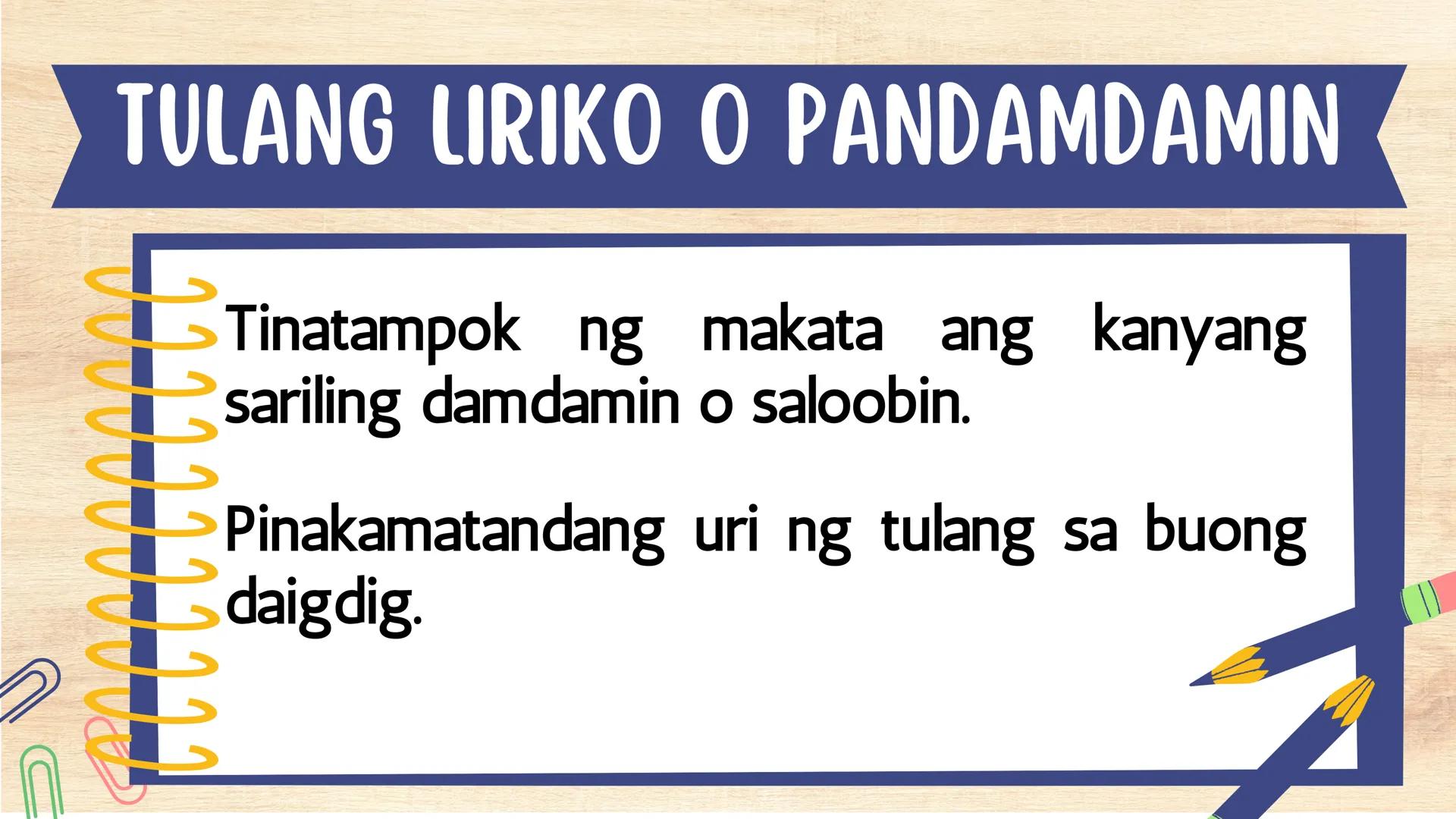 # FILIPINO 9
Ikalawang Markahan MGA KASANAYANG DAPAT MONG MATUTUHAN:
• Nasusuri ang pagkakaiba at pagkakatulad ng estilo ng pagbuo ng tanka