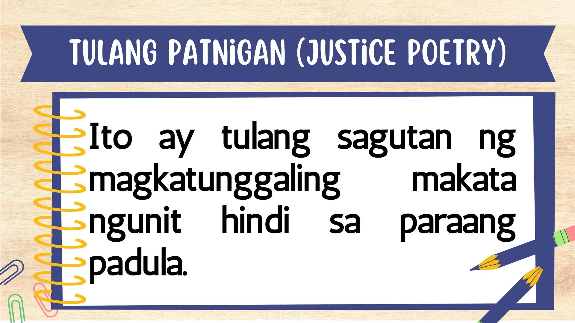 # FILIPINO 9
Ikalawang Markahan MGA KASANAYANG DAPAT MONG MATUTUHAN:
• Nasusuri ang pagkakaiba at pagkakatulad ng estilo ng pagbuo ng tanka