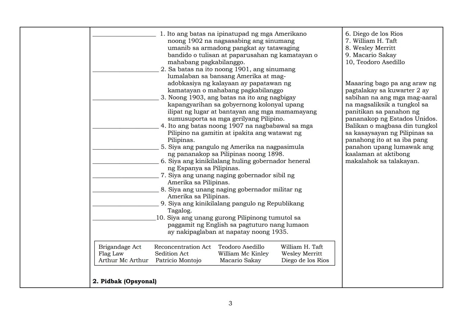 8
Modelong Banghay Aralin
sa Filipino
Kuwarter 2
Aralin
1
IMPLEMENTATION OF THE MATATAG K TO 10 CURRICULUM
DepED
DEPARTMENT OF EDUCATION
PAG