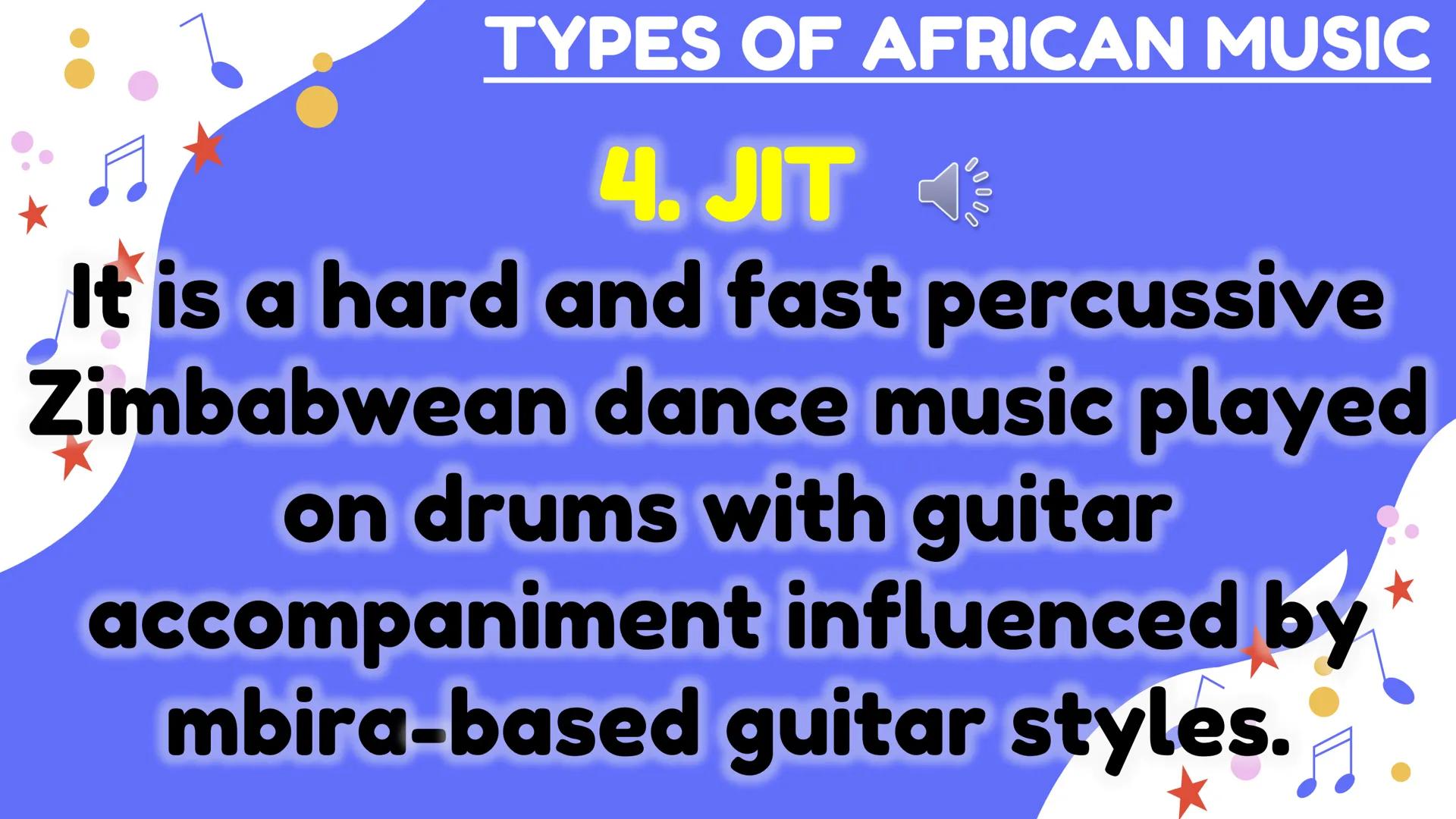 # Music of
# AFRICA
Afro-Latin American and Popular Music # TRADITIONAL
MUSIC
OF
AFRICA African traditional music
is mainly functional i