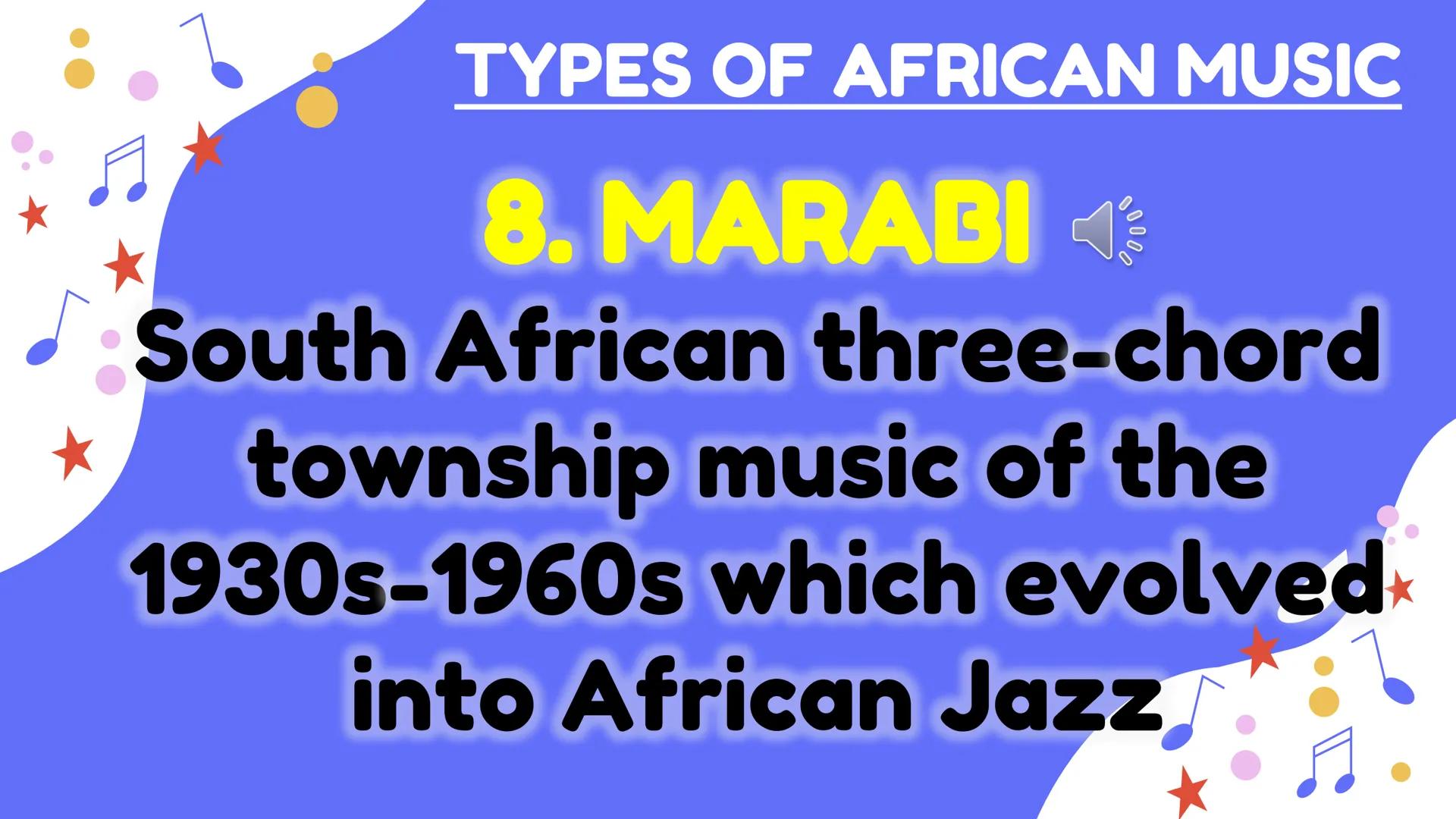 # Music of
# AFRICA
Afro-Latin American and Popular Music # TRADITIONAL
MUSIC
OF
AFRICA African traditional music
is mainly functional i