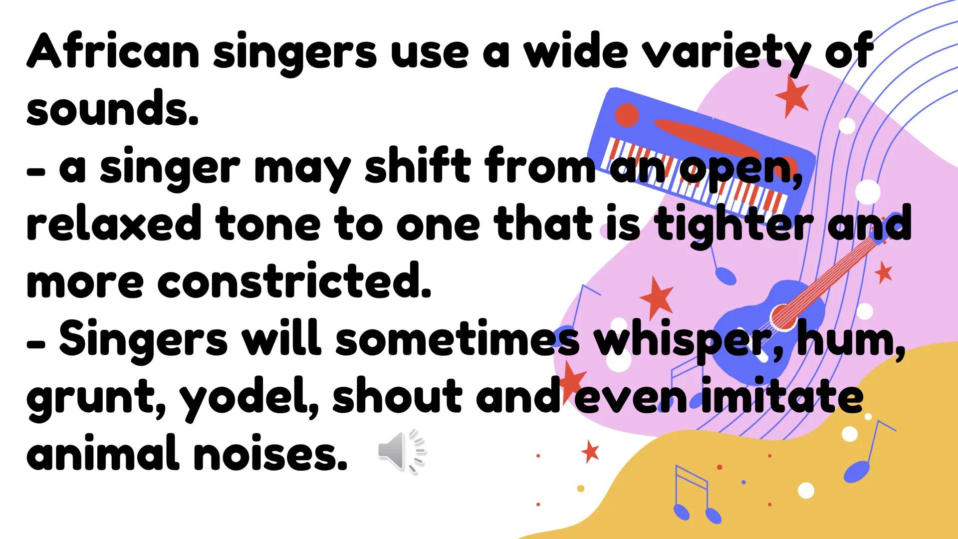 # Music of
# AFRICA
Afro-Latin American and Popular Music # TRADITIONAL
MUSIC
OF
AFRICA African traditional music
is mainly functional i