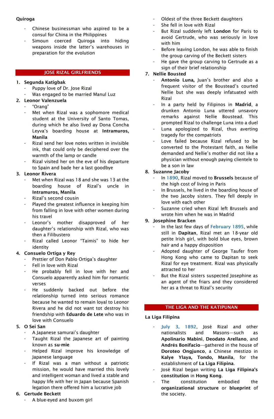 REPUBLIC ACT 1425: RIZAL LAW
Sen. Claro M. Recto
Main proponent of Rizal Bill (Senate Bill 438)
He believed TLAWR would be instrumental in
t