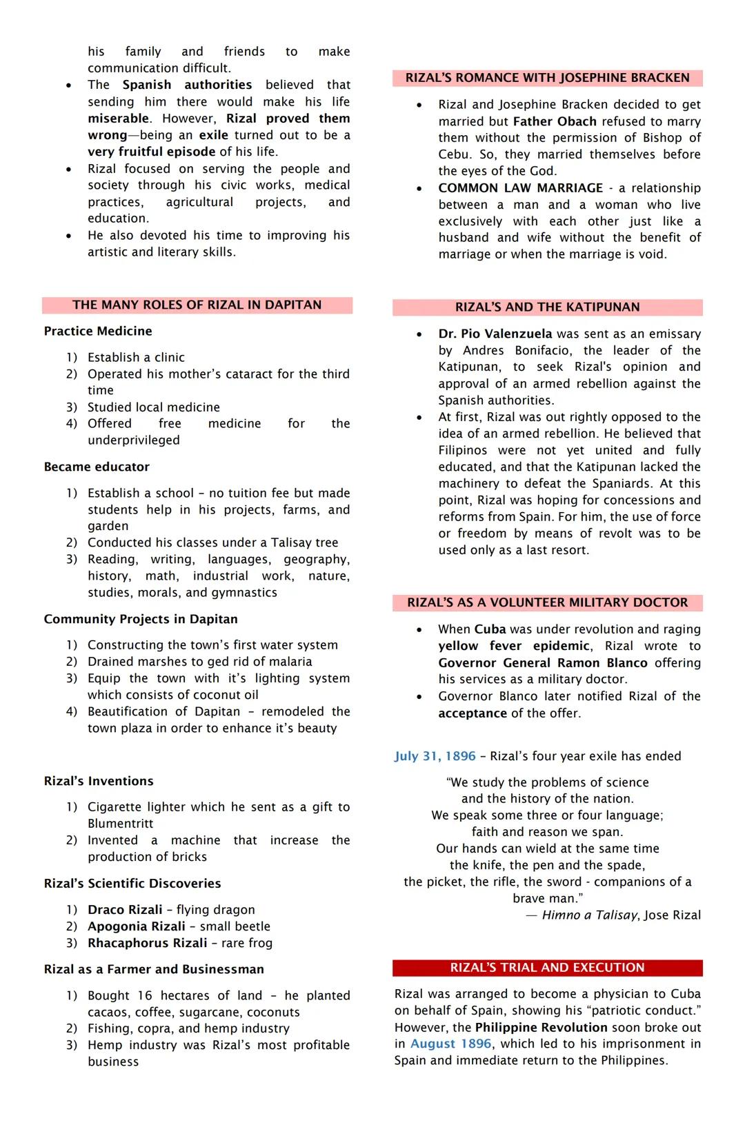 REPUBLIC ACT 1425: RIZAL LAW
Sen. Claro M. Recto
Main proponent of Rizal Bill (Senate Bill 438)
He believed TLAWR would be instrumental in
t