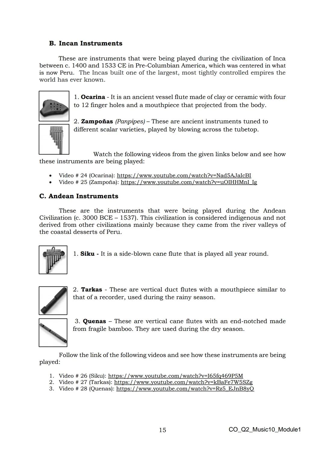 10
DepED
DEPARTMENT OF EDUCATION
Music
Quarter 2 - Module 1:
Afro-Latin American
and Popular Music
CO_Q2_Music10_Module1
ALTERNATIVE DELI