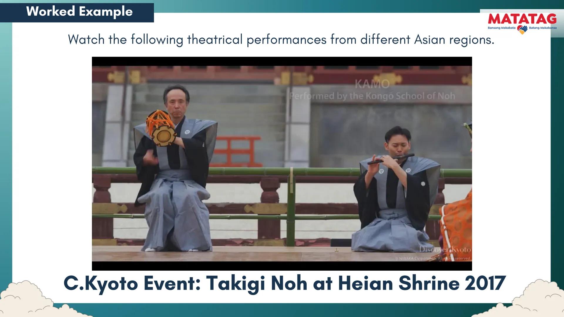 DepED
Q2 Music and Arts Week 3-4
TRADITIONAL
MATATAG
Bansang Makabata Batang Makabansa
ASIAN FOLK ARTS
AND NEW CREATIVE
TRENDS # Learn