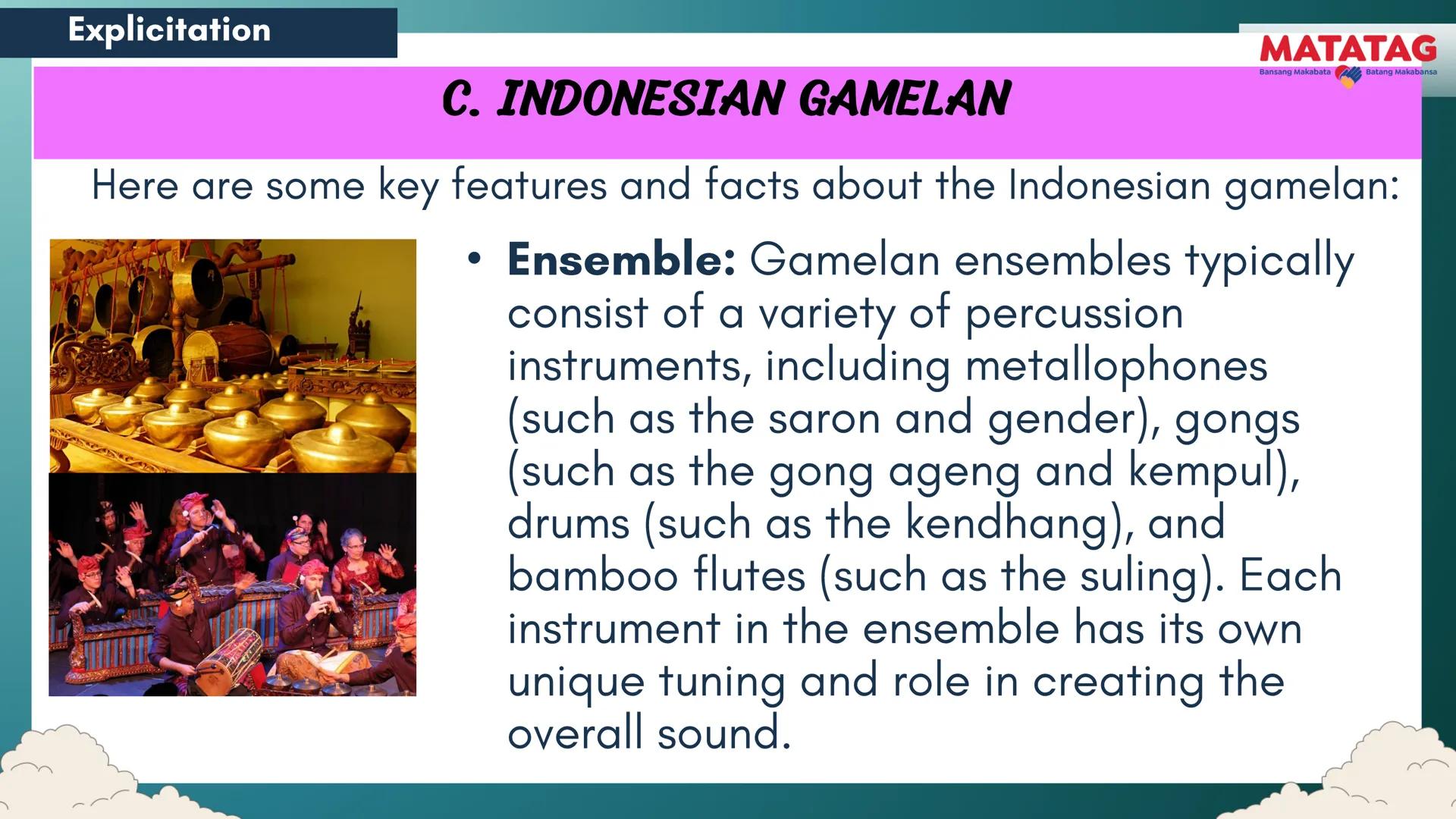 DepED
Q2 Music and Arts Week 3-4
TRADITIONAL
MATATAG
Bansang Makabata Batang Makabansa
ASIAN FOLK ARTS
AND NEW CREATIVE
TRENDS # Learn