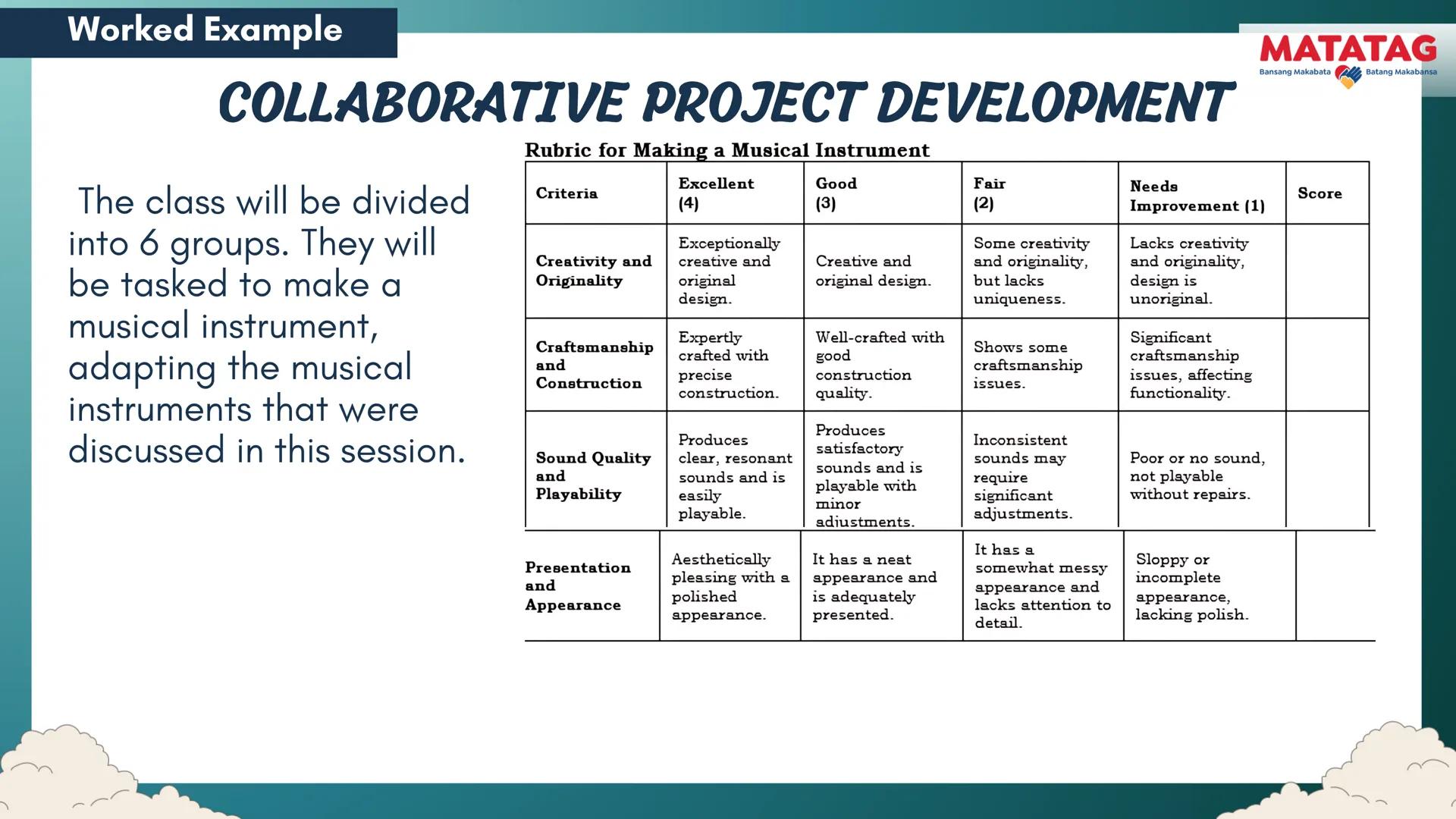 DepED
Q2 Music and Arts Week 3-4
TRADITIONAL
MATATAG
Bansang Makabata Batang Makabansa
ASIAN FOLK ARTS
AND NEW CREATIVE
TRENDS # Learn
