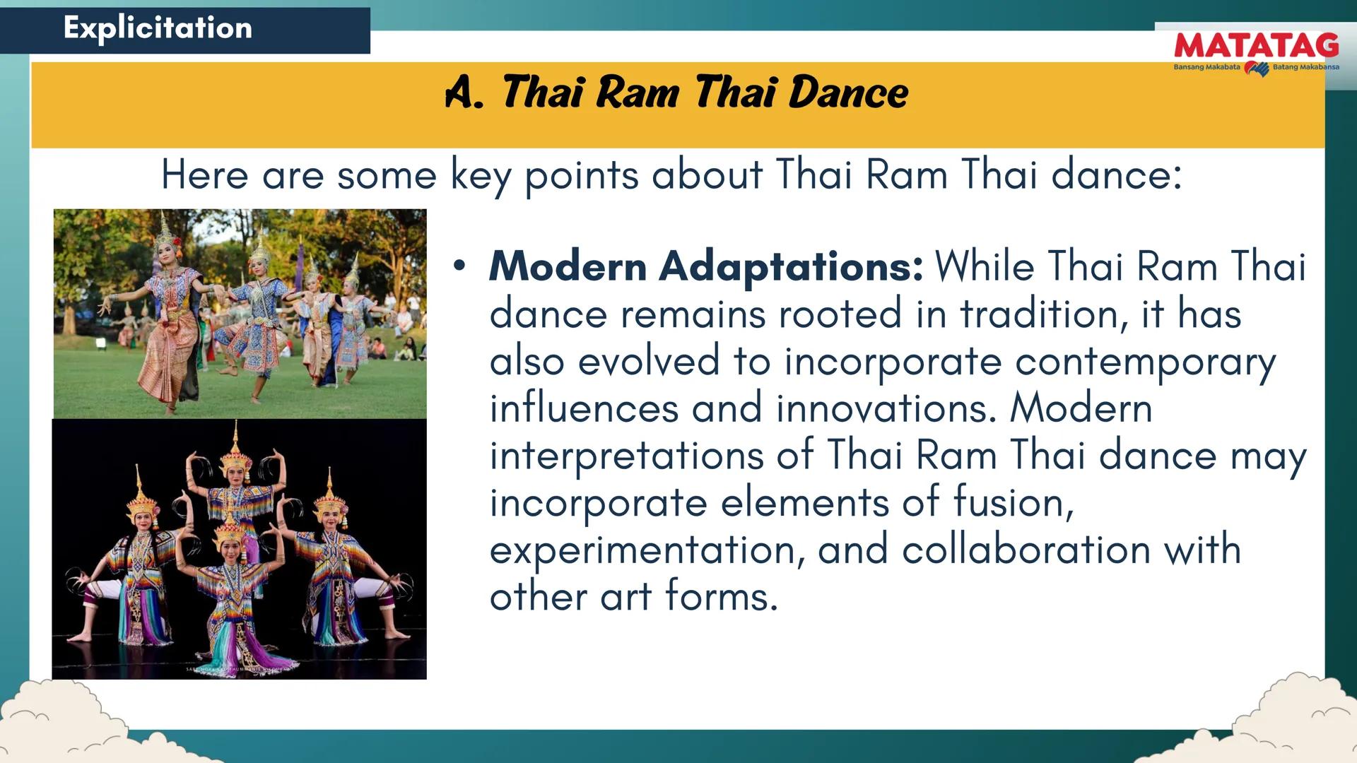 DepED
Q2 Music and Arts Week 3-4
TRADITIONAL
MATATAG
Bansang Makabata Batang Makabansa
ASIAN FOLK ARTS
AND NEW CREATIVE
TRENDS # Learn
