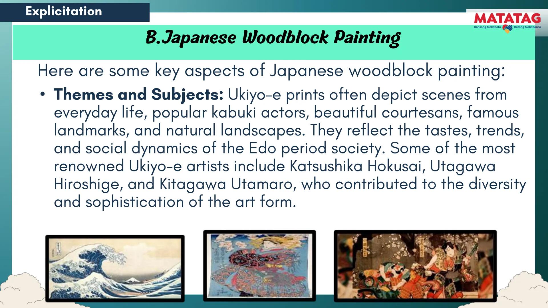 DepED
Q2 Music and Arts Week 3-4
TRADITIONAL
MATATAG
Bansang Makabata Batang Makabansa
ASIAN FOLK ARTS
AND NEW CREATIVE
TRENDS # Learn