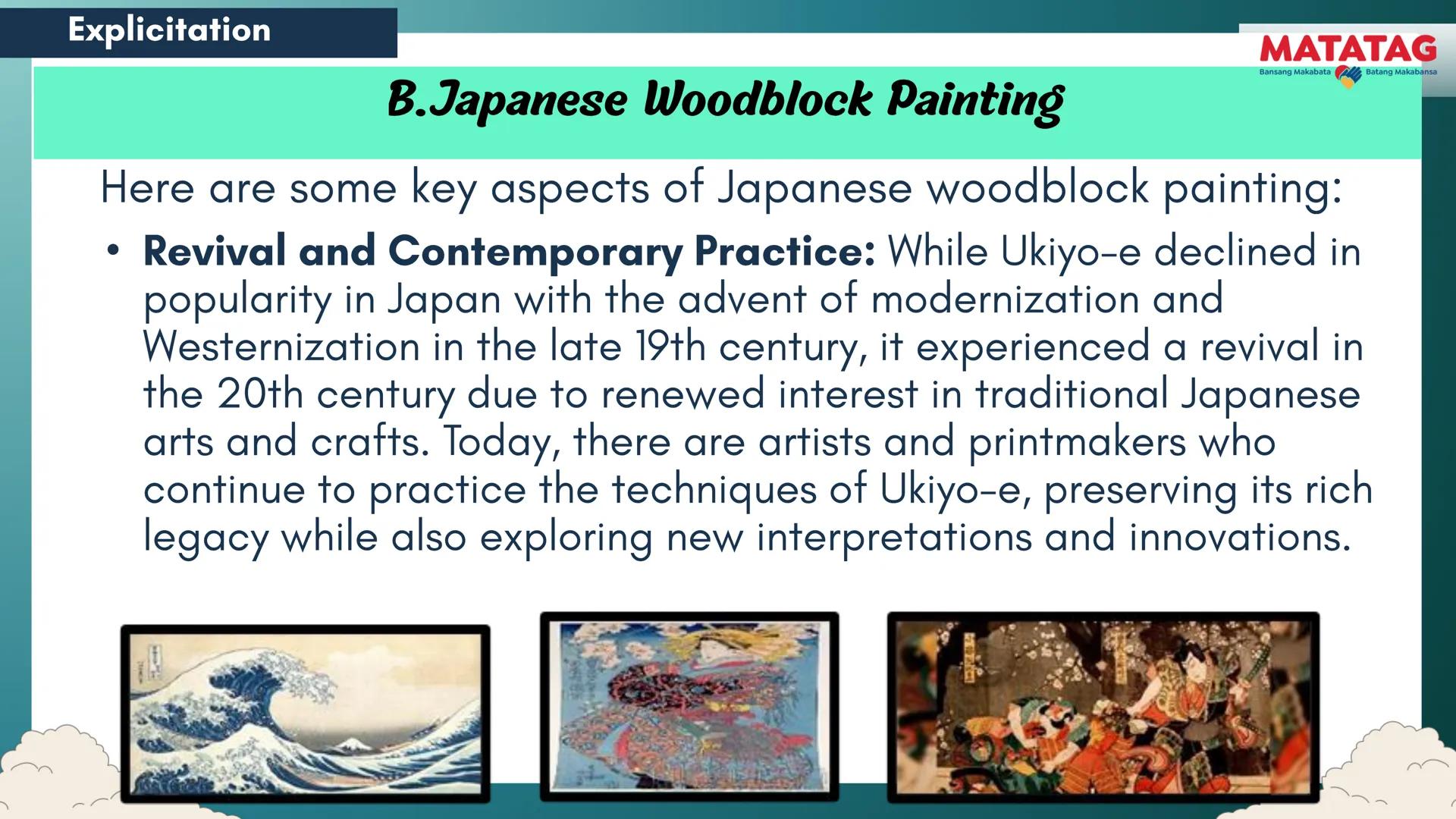 DepED
Q2 Music and Arts Week 3-4
TRADITIONAL
MATATAG
Bansang Makabata Batang Makabansa
ASIAN FOLK ARTS
AND NEW CREATIVE
TRENDS # Learn