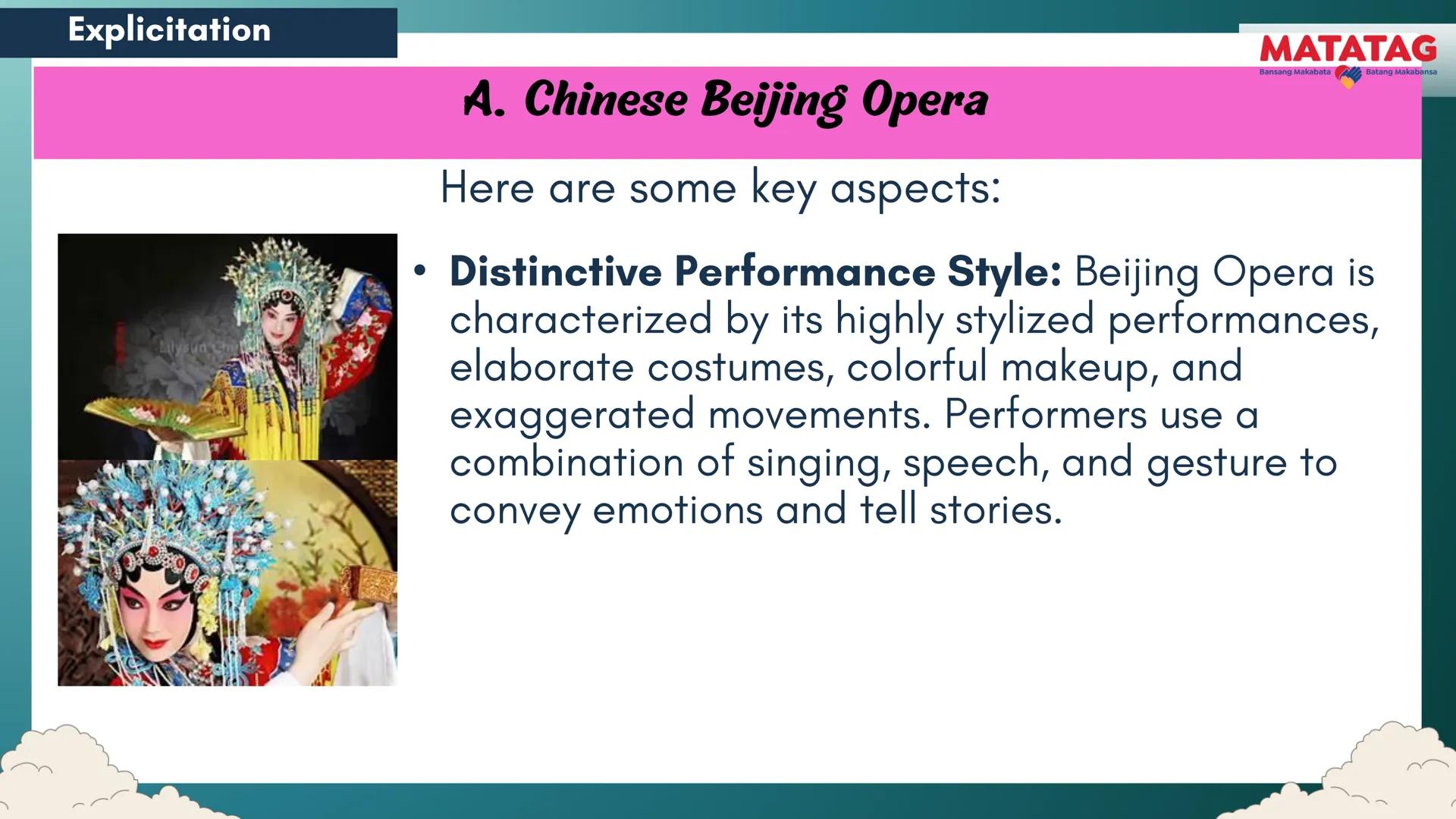 DepED
Q2 Music and Arts Week 3-4
TRADITIONAL
MATATAG
Bansang Makabata Batang Makabansa
ASIAN FOLK ARTS
AND NEW CREATIVE
TRENDS # Learn