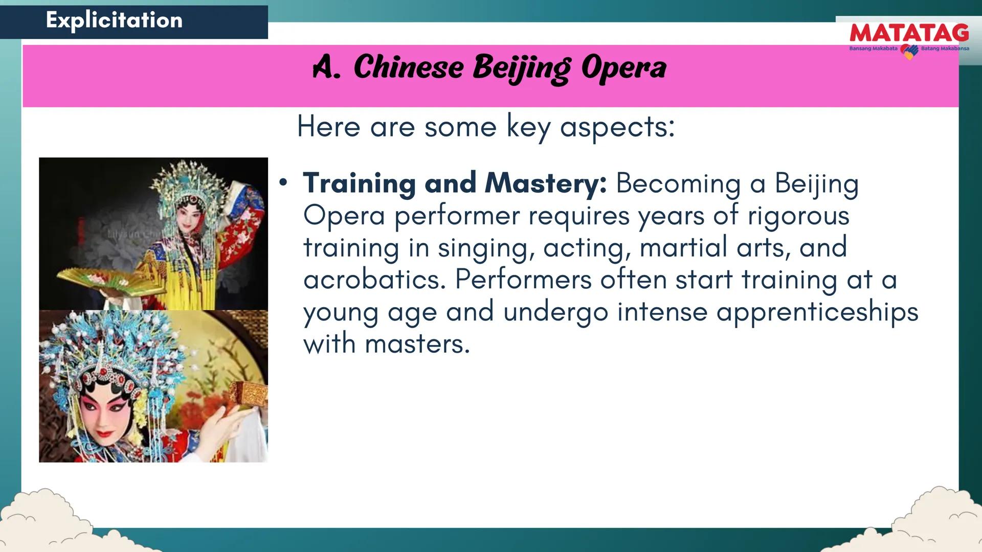 DepED
Q2 Music and Arts Week 3-4
TRADITIONAL
MATATAG
Bansang Makabata Batang Makabansa
ASIAN FOLK ARTS
AND NEW CREATIVE
TRENDS # Learn