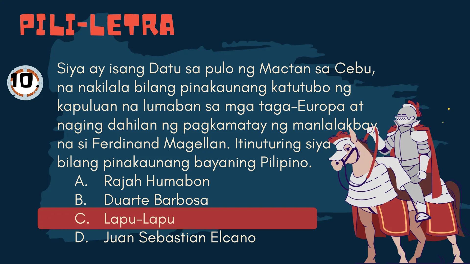 S
180 200 220 240 20
MS
N
W
280
Kolonyalismo at
Imperyalismo sa
Timog-Silangang Asya
ARALING PANLIPUNAN 7
Q2 - Aralin 1 # Sino sya? #
FADIN